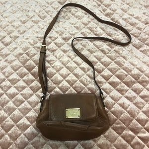 Michael Kors Tan Cross Body Leather Purse